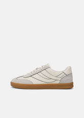 Oasis Contrast-Edge Leather & Suede Sneaker in Sneakers - HORCHATA/PEBBLE WHITE