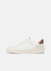 Peyton Leather Lace-Up Sneaker in Sneakers - CHALK WHITE