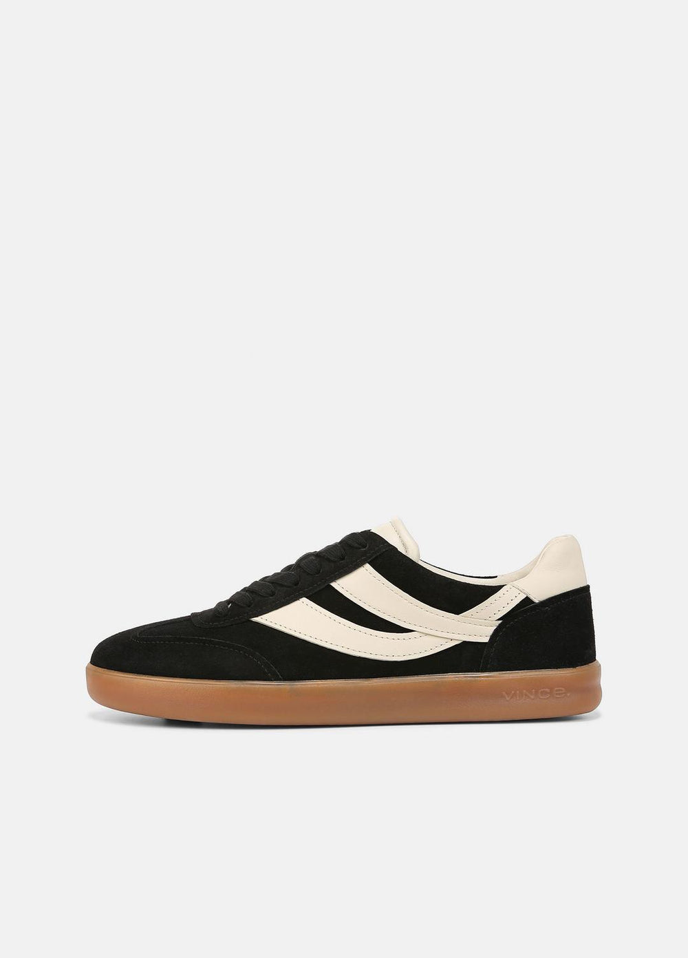 Oasis Leather Sneaker in Sneakers - BLACK