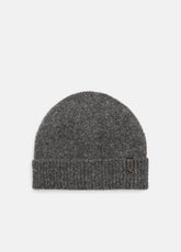 Donegal Cashmere Beanie in Scarves & Hats - HEATHER CHARCOAL