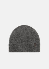 Donegal Cashmere Beanie in Scarves & Hats - HEATHER CHARCOAL