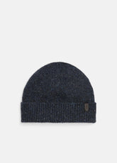 Donegal Cashmere Beanie in Scarves & Hats - INDIGO