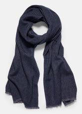 Herringbone Cashmere Scarf in Scarves & Hats - COASTAL BLUE/IRIS BLUE