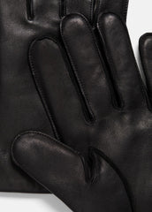 Classic Cashmere-Lined Leather Glove in Gloves - BLACK CAMELLETO