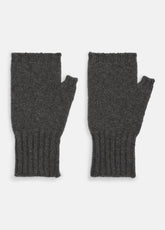 Cashmere Hand Warmers in Gloves - HEATHER CHARCOAL