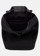 Drayton Nylon Flap Backpack in Bags - BLACK