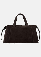 Westmore Suede Duffle Bag in Bags - TOBACCO