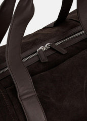 Westmore Suede Duffle Bag in Bags - TOBACCO