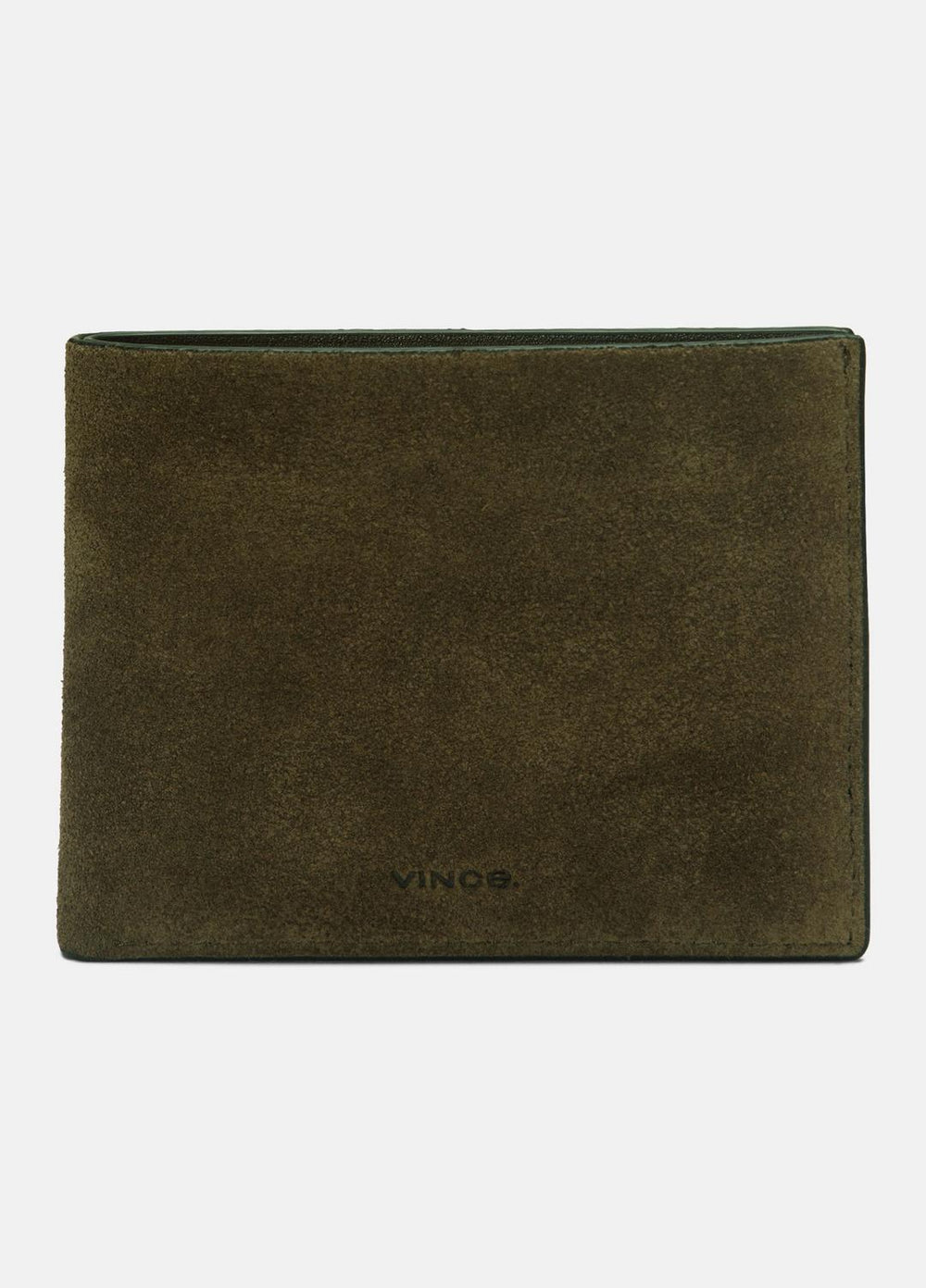 Suede Bifold Wallet in Bags - DRIVER GREEN