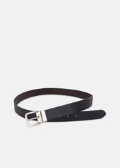 Men’s 32mm Reversible Leather Belt in Belts - BLACK