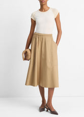 Cotton Full Skirt in Dresses & Skirts - DARK BARLEY