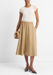 Cotton Full Skirt in Dresses & Skirts - DARK BARLEY