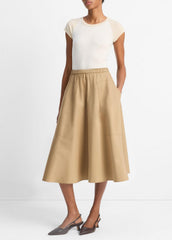 Cotton Full Skirt in Dresses & Skirts - DARK BARLEY