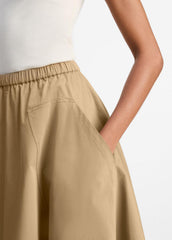 Cotton Full Skirt in Dresses & Skirts - DARK BARLEY