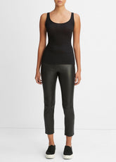 Scoop Neck Tank in Shirts & Tees - BLACK