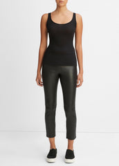 Scoop Neck Tank in Shirts & Tees - BLACK