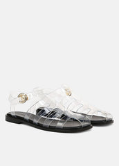 Melina Jelly Fisherman Sandal in Shoes - CLEAR