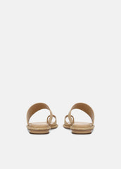 Lukas Raffia Sandal in Shoes - TOASTED WHEAT