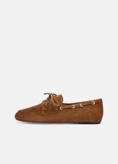 Marin Suede Lace-Up Loafer in Shoes - ELMWOOD