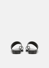 Lukas Leather Sandal in Shoes - BLACK