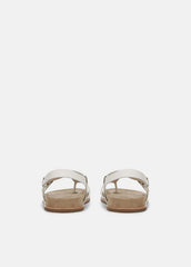 Franca Leather Sandal in Shoes - MILK