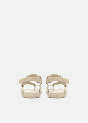 Summer Leather & Canvas Sandal in Shoes - MOONLIGHT