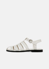 Melina Leather Fisherman Sandal in Shoes - MILK