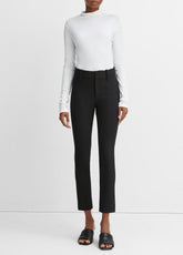 High Rise Cigarette Pant in Pants & Shorts - BLACK