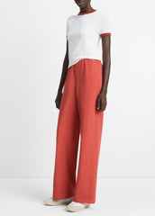 Cotton-Blend High-Waist Bias Pant in Pants & Shorts - TERRA