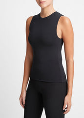 Stretch-Jersey Shell in Shirts & Tees - BLACK