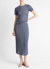 Floral Smocked Skirt in Dresses & Skirts - MAUVE THISTLE