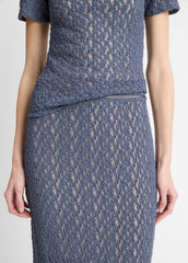 Floral Smocked Skirt in Dresses & Skirts - MAUVE THISTLE