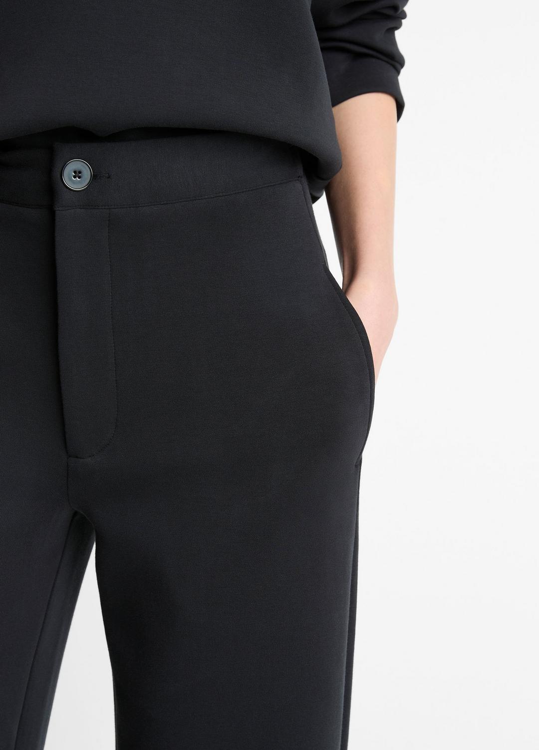 Cotton-Blend Trouser in Trousers - BLACK