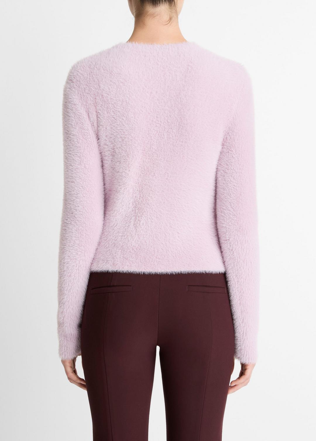 Eyelash Crew Neck Sweater in Crew Neck - IRIS QUARTZ