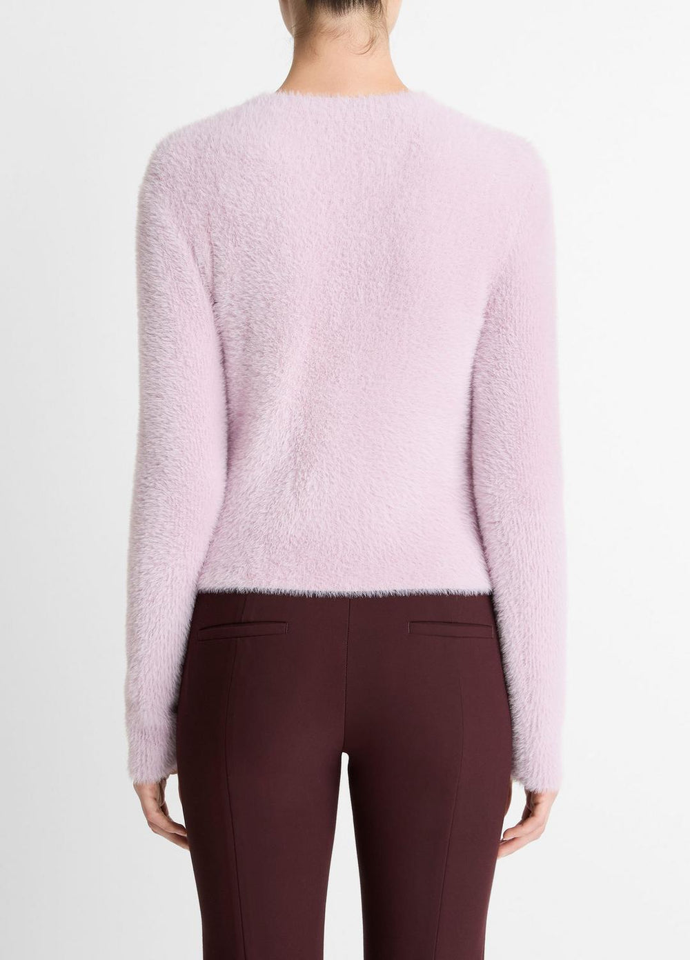 Eyelash Crew Neck Sweater in Crew Neck - IRIS QUARTZ