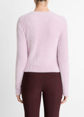 Eyelash Crew Neck Sweater in Crew Neck - IRIS QUARTZ