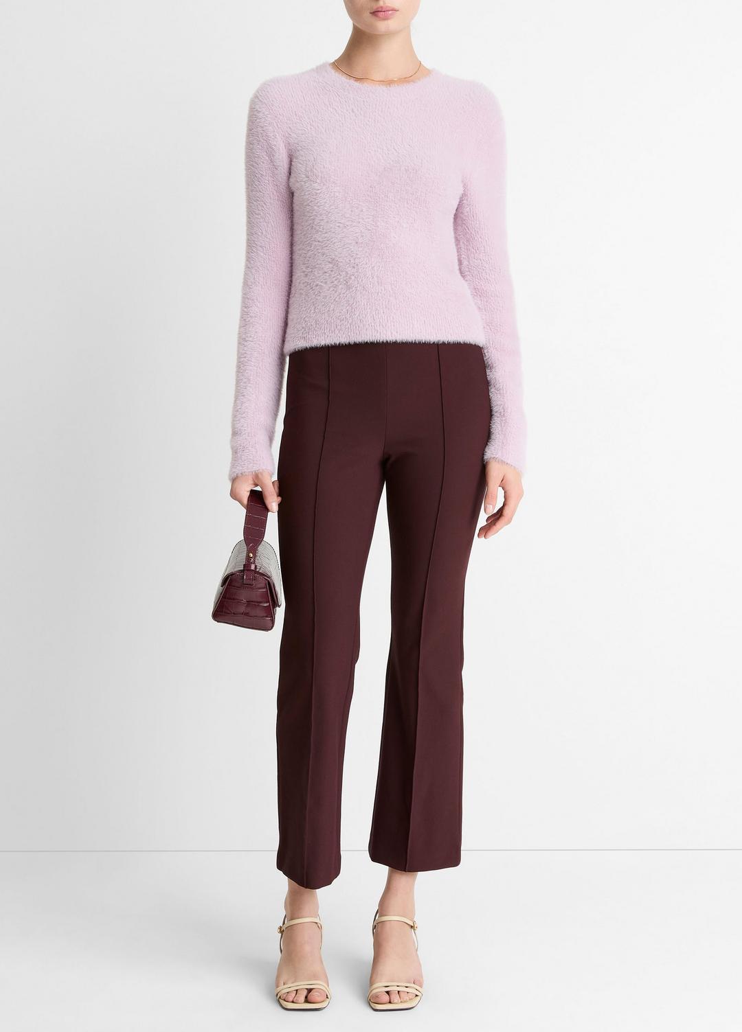 Eyelash Crew Neck Sweater in Crew Neck - IRIS QUARTZ