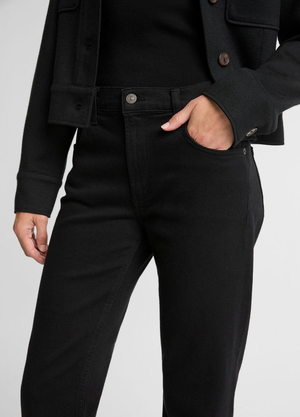 Citizens of Humanity Anissa Straight-Leg Jean in Denim - STARLESS