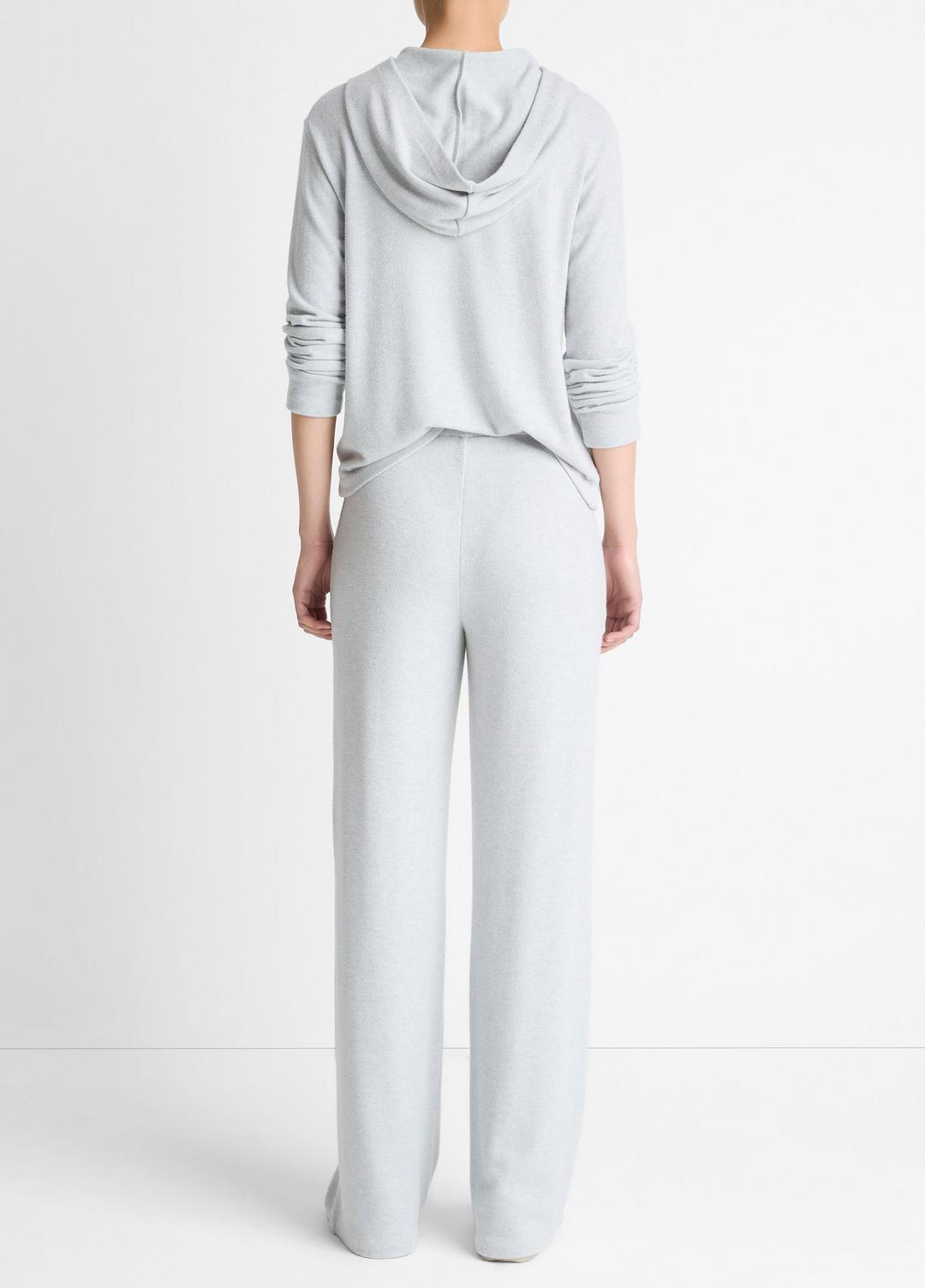 Cozy Wide-Leg Pant in Wide Leg - HEATHER PALE GREY