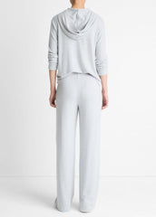 Cozy Wide-Leg Pant in Wide Leg - HEATHER PALE GREY