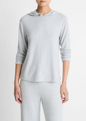 Cozy Long-Sleeve Hoodie in Sweatshirts & Hoodies - HEATHER PALE GREY