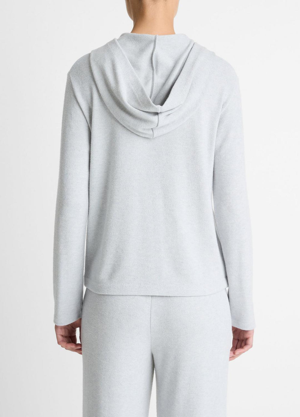 Cozy Long-Sleeve Hoodie in Sweatshirts & Hoodies - HEATHER PALE GREY