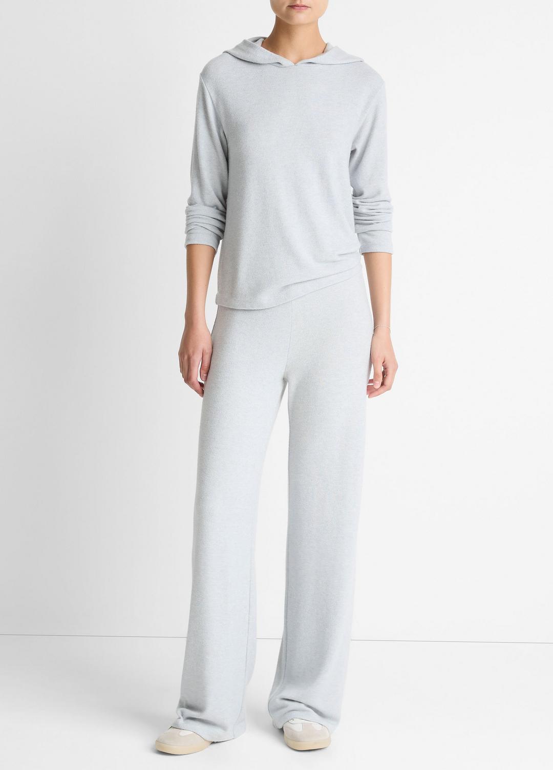 Cozy Long-Sleeve Hoodie in Sweatshirts & Hoodies - HEATHER PALE GREY