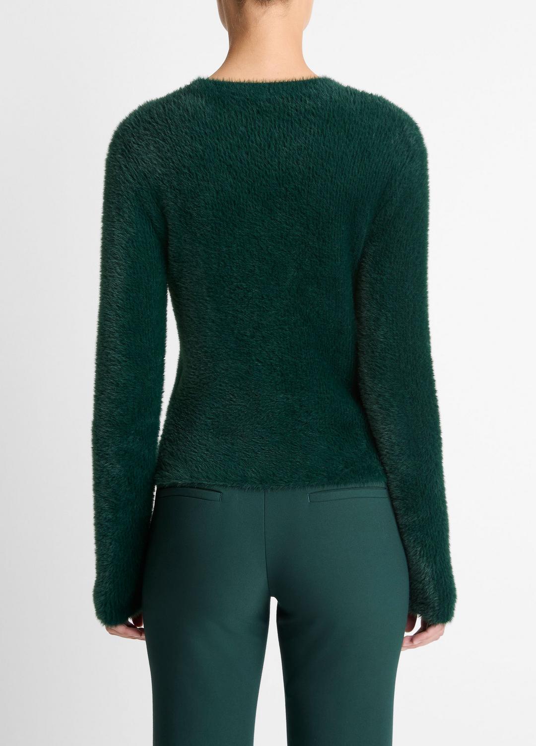 Eyelash Crew Neck Sweater in Crew Neck - JUNIPER