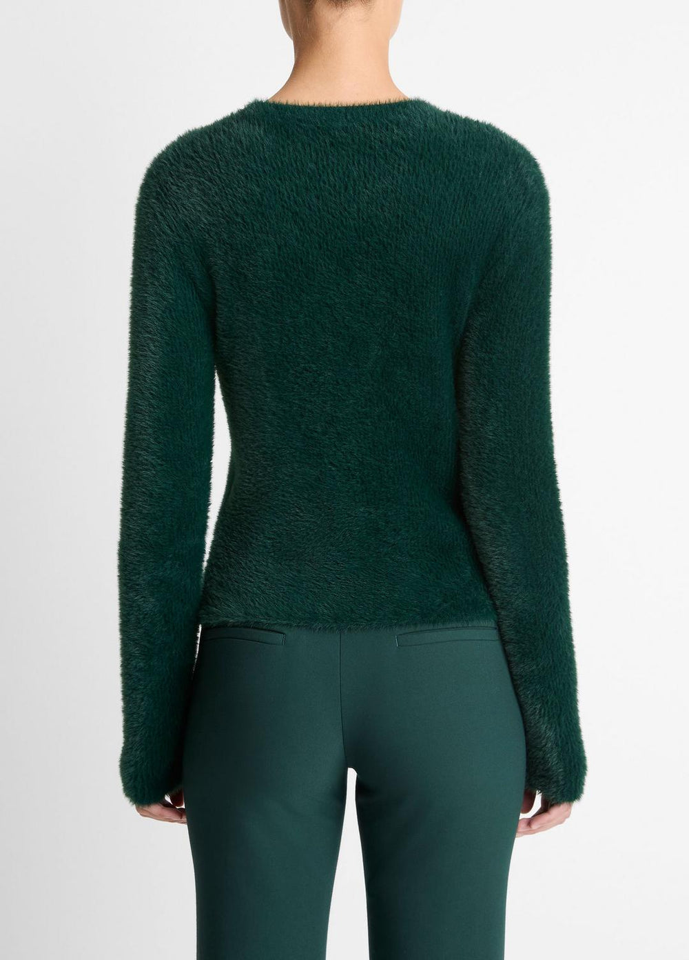 Eyelash Crew Neck Sweater in Crew Neck - JUNIPER