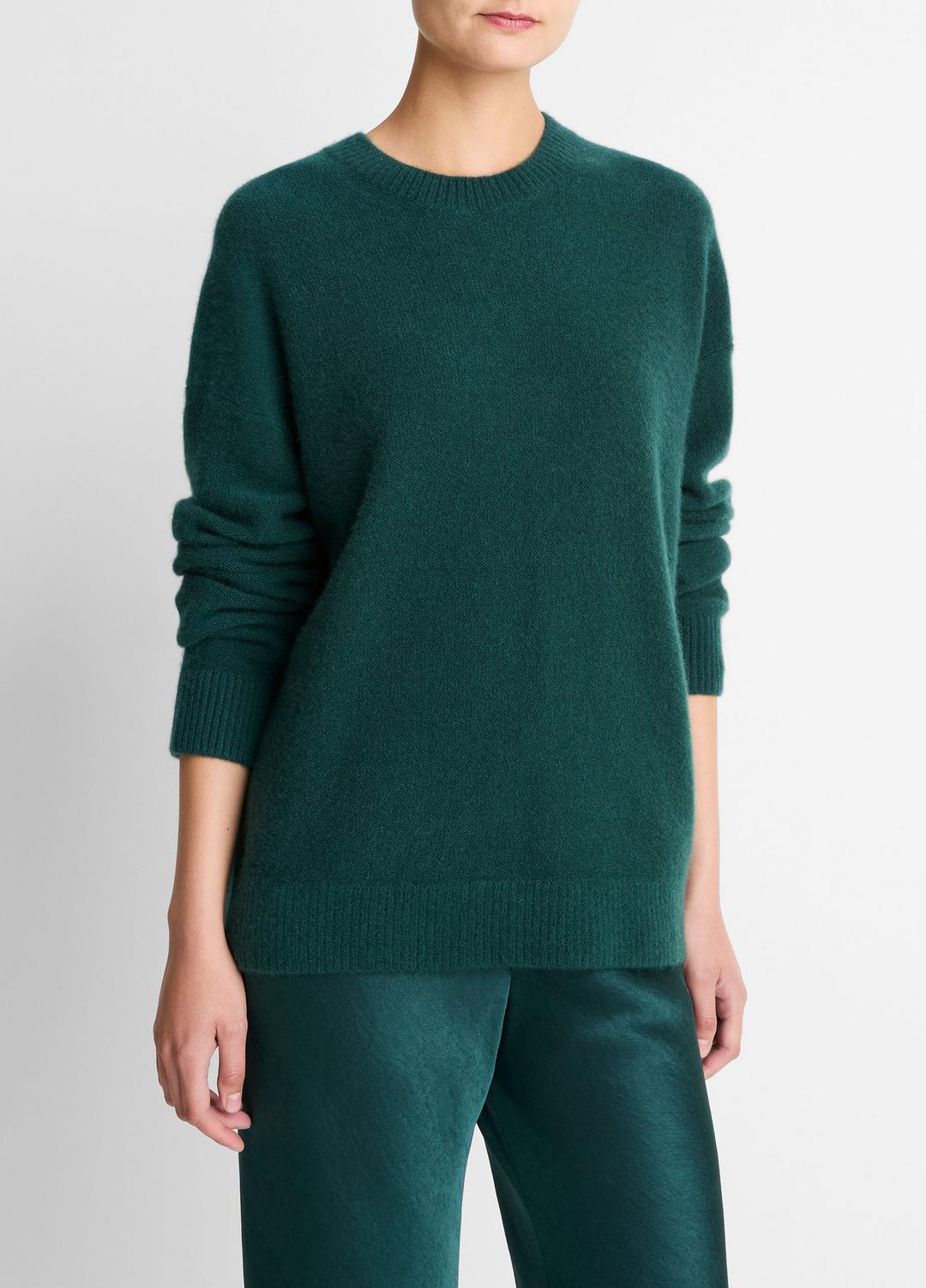 Plush Cashmere Crew Neck Sweater in Crew Neck - JUNIPER