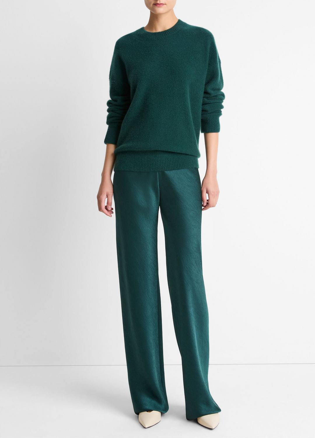 Plush Cashmere Crew Neck Sweater in Crew Neck - JUNIPER