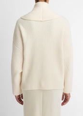 Wool-Blend Draped Sweater Coat in Sweaters - OFF WHITE