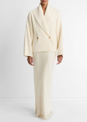 Wool-Blend Draped Sweater Coat in Sweaters - OFF WHITE