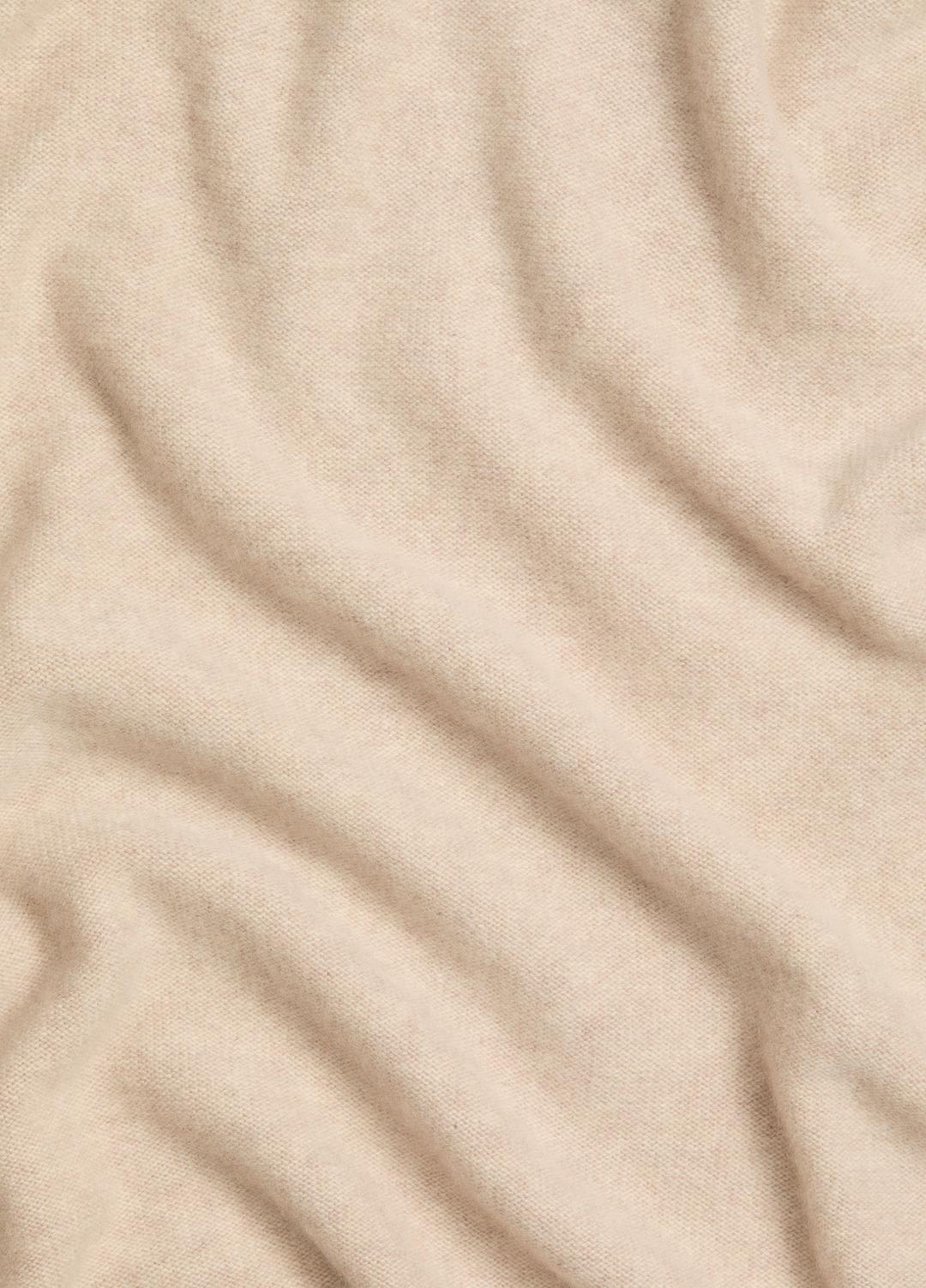Merino Wool-Cashmere Funnel-Neck Poncho in Accessories - HEATHER MARBLE